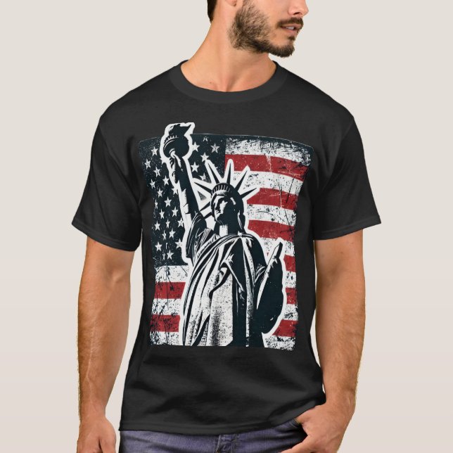 T-shirt Mes USA. (Devant)
