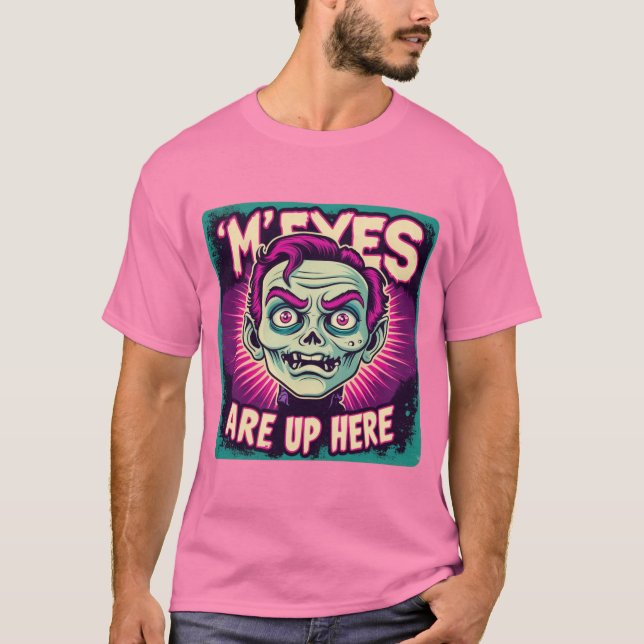 T-shirt Mes Yeux Sont Ici 80s (Devant)