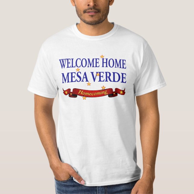 T-shirt MESA à la maison bienvenu Verde d'USS ! (Devant)