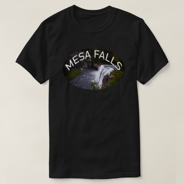 T-shirt Mesa Falls Island Park Idaho (Design devant)