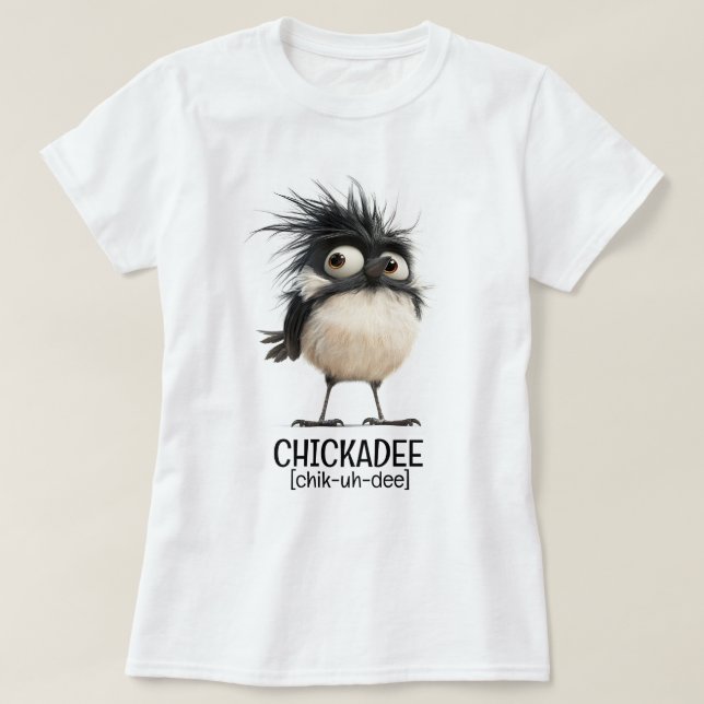 T-shirt Mésange [chik-uh-dee] (Design devant)