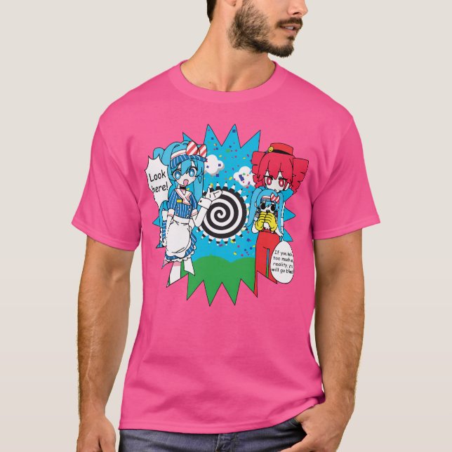 T-shirt Mesmerizer Hatsune Miku Et Kasane Teto (Devant)