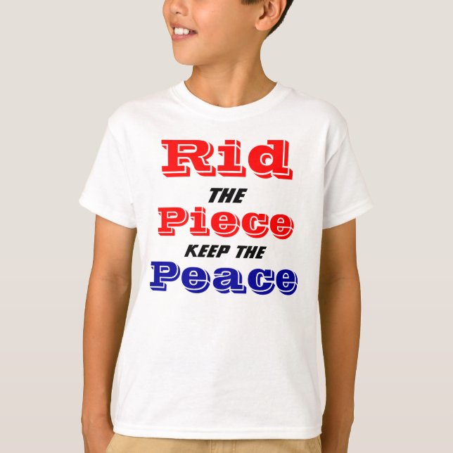 T-SHIRT MESSAGE ANTIGUN (Devant)