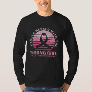 T-shirt Messagé Avec La Mauvaise Sensibilisation De La Fil