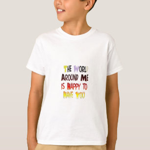 T-shirt Message d'accueil puissant : un devis motivant