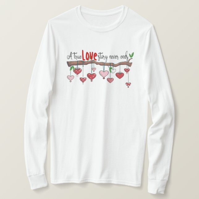 T-shirt message d'amour, je t'aime bébé (Design devant)