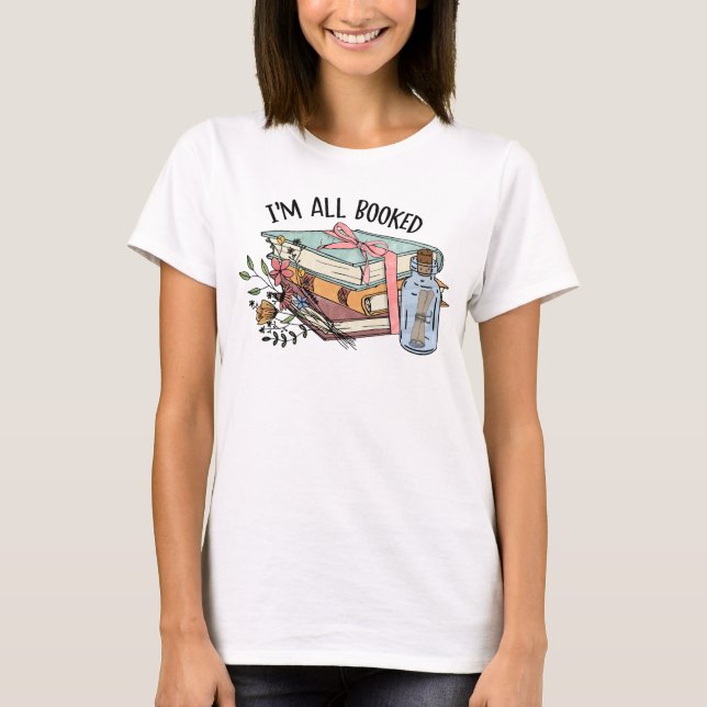 T-shirt Message de carnet en ruban pour toutes les fleurs  (Devant)