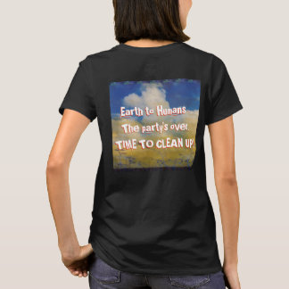 T-shirt Message de la Terre aux humains