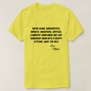 T-shirt Message de Maman