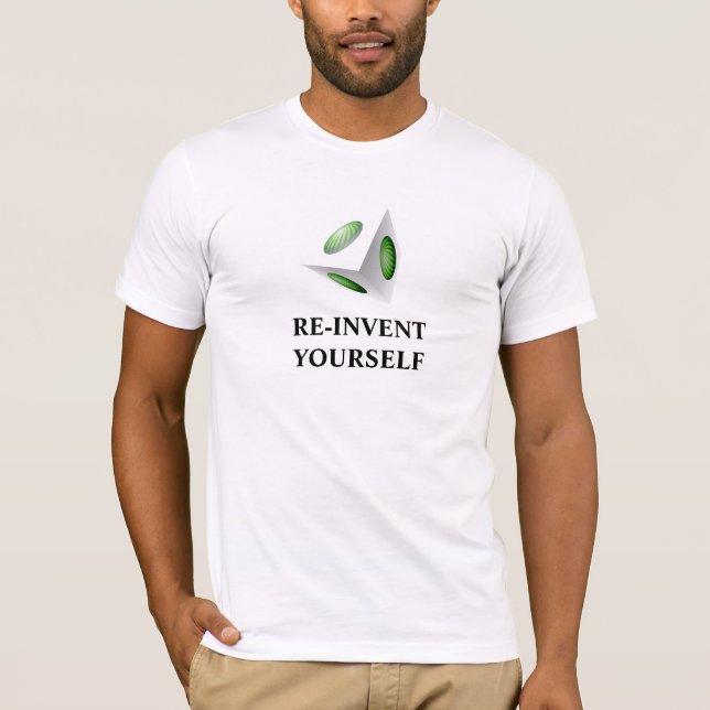 T-shirt Message de motivation avec conception 3D (Devant)