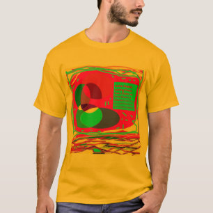 T-shirt Message de paix pour les festivals design couleur