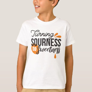 T-shirt Message de vie positif - Transformer l'acide en su