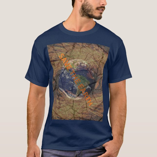T-SHIRT MESSAGE DU JOUR DE LA TERRE  (Devant)
