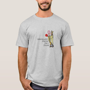 T-shirt Message du pape