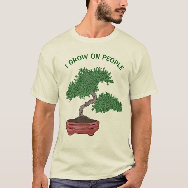 T-shirt Message personnalisé Graphique japonais Bonsai Tre (Devant)