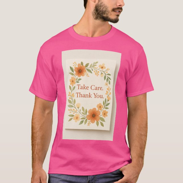 T-Shirt - Message simple, Impact important (Devant)