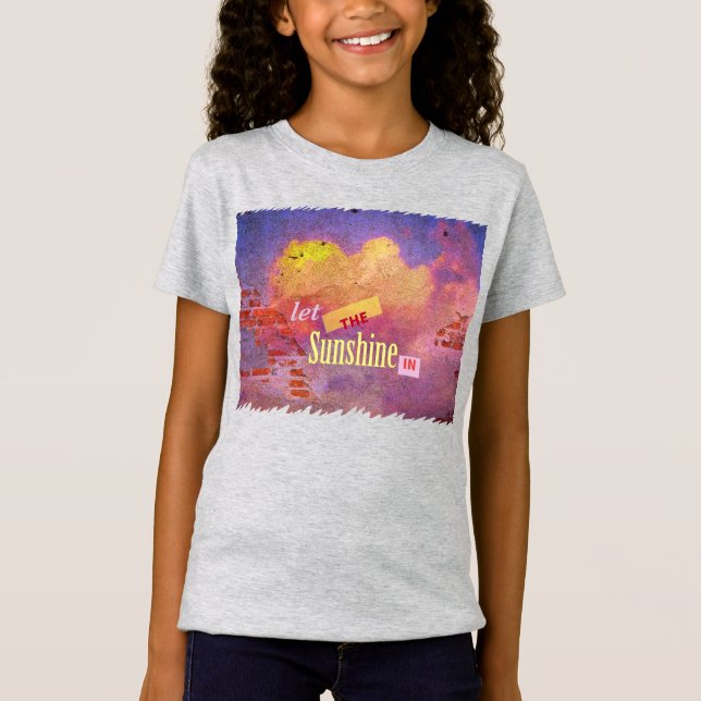 T-Shirt Message sur un mur (Devant)