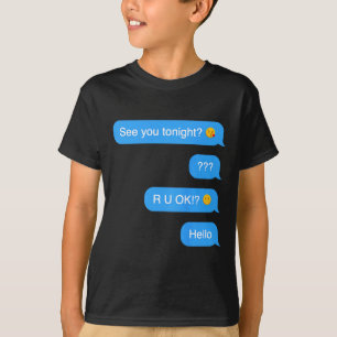 T-shirt Message texte fantôme drôle Halloween