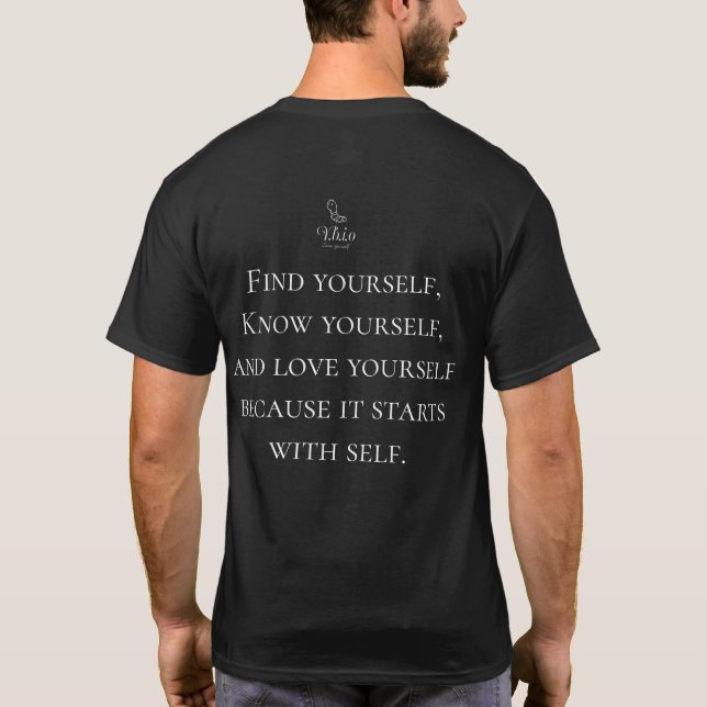 T-shirt Message YBIO (Dos)