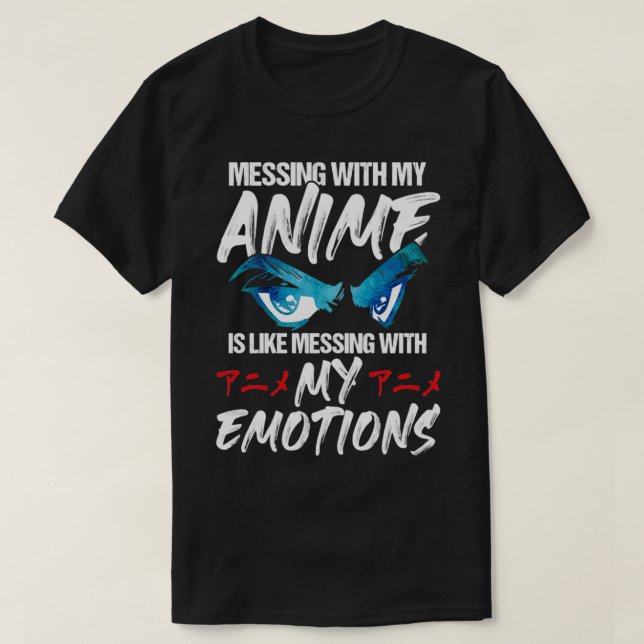 T-shirt Messager Avec Mon Anime, C'Est Comme Messager Avec (Design devant)