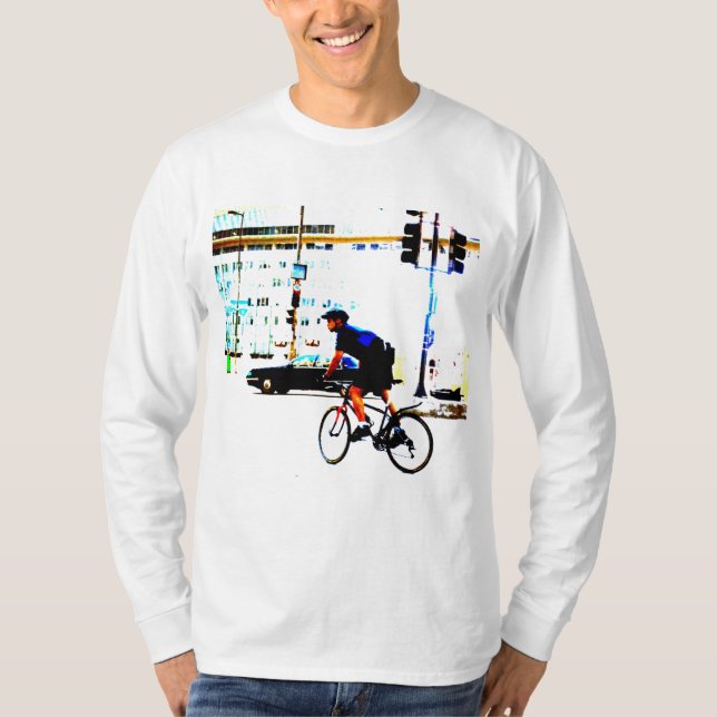 T-shirt Messager de vélo (Devant)