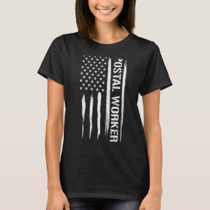 T-shirt Messagerie Postal Worker - American Flag Sayings