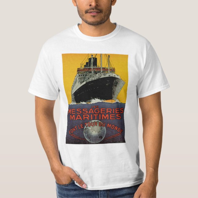 T-shirt Messageries Maritimes (Devant)