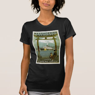 T-shirt Messageries Maritimes Japon l'Orient extrême