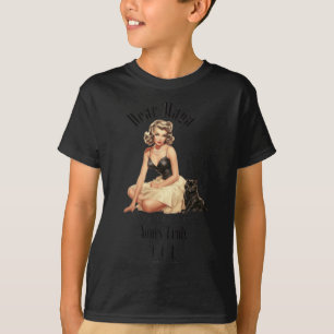 T-shirt Messages Des Femmes De Chat Sans Enfant 1