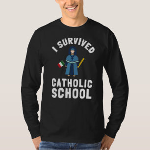 T-shirt Messe De L'Église Catholique De Soeurs Et L'École