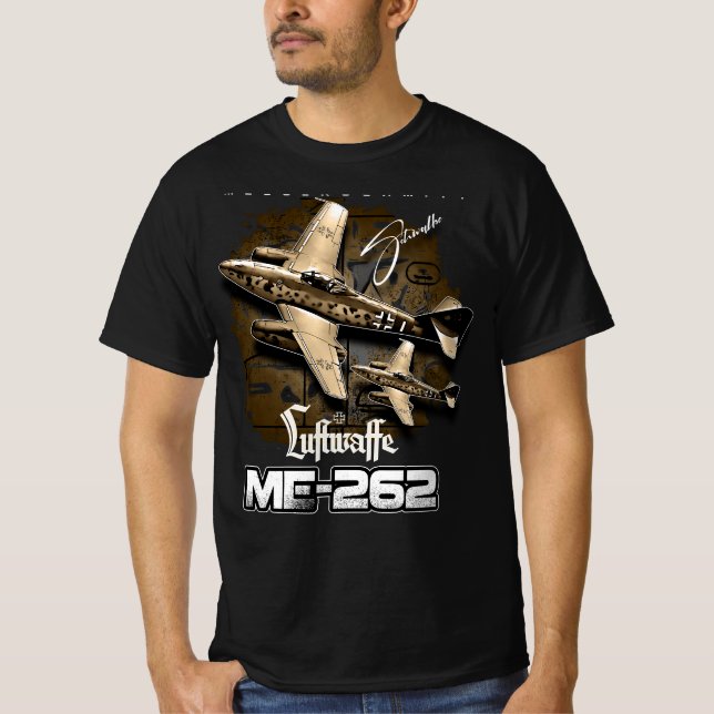 T-shirt Messerschmitt ME-262 Luftwaffe (Devant)