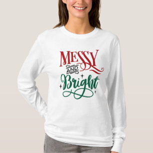 T-shirt Messet brillant Funny Festive Christmas Pun