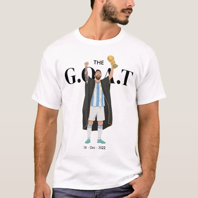 T-shirt Messi champion du Monde  (Devant)