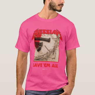 T-shirt Messie Sauve Les Tous Cadeau Croisade Lourde vinta