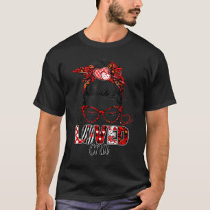 T-shirt Messy Bun Cheveux One Love Cna Valentine S Day