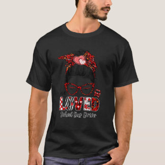 T-shirt Messy Bun Cheveux One Loved School Bus Driver Vale