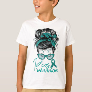T-shirt Messy Bun Cheveux Pcos Syndrome Ovarien Polykystiq