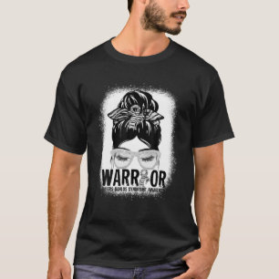 T-shirt Messy Bun Leopard Zebra Ribbon Ehlers Danlos Warri