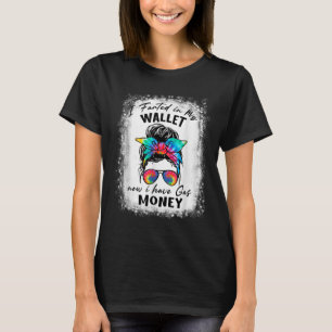 T-shirt Messy Bun Retro J'Ai Farci Dans Mon Portefeuille M