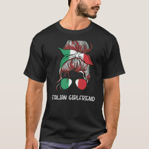 T-shirt Messy Buns Italien Girami Italie Girl Italia Wo