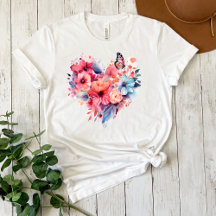 T-shirt Messy Butterfly Watercolor