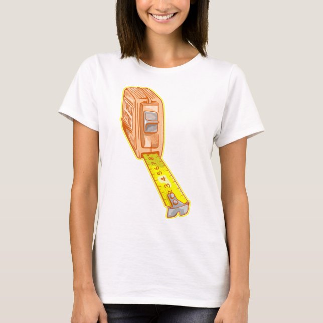 T-shirt Mesure de bande système de mesure (Devant)
