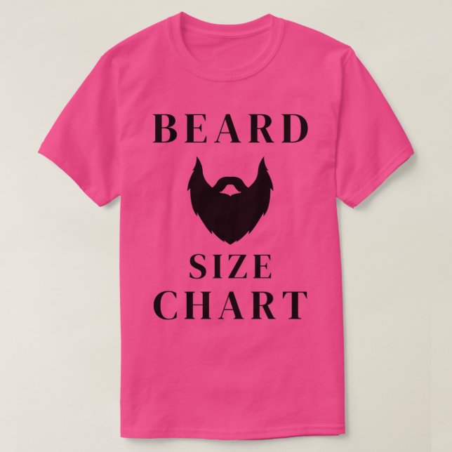 T-shirt Mesure de la barbe 1 (Design devant)