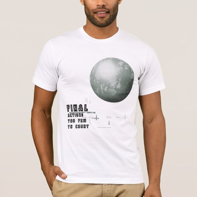 T-shirt Mesures finales un trop petit nombre de compter (Devant)