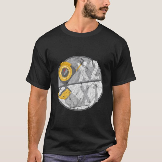 T-shirt Mesurez Deux Fois Coupez Une Fois La Menuiserie De (Devant)