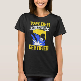 T-shirt Métal Artiste Soudeur de mème Tous les postes Cert