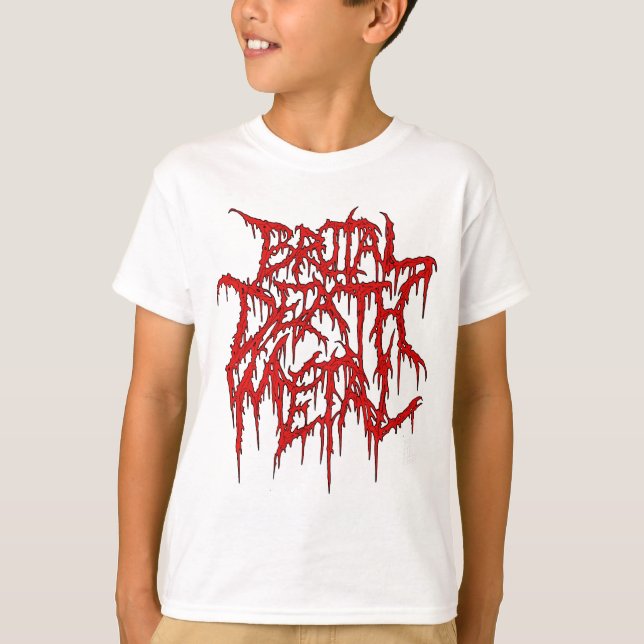 T-shirt Métal brutal de la mort (Devant)