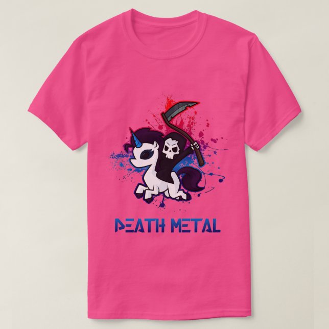 T-shirt Métal de la mort 1 (Design devant)