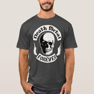 T-shirt Métal de mort pour toujours Métal lourd Musique Ge