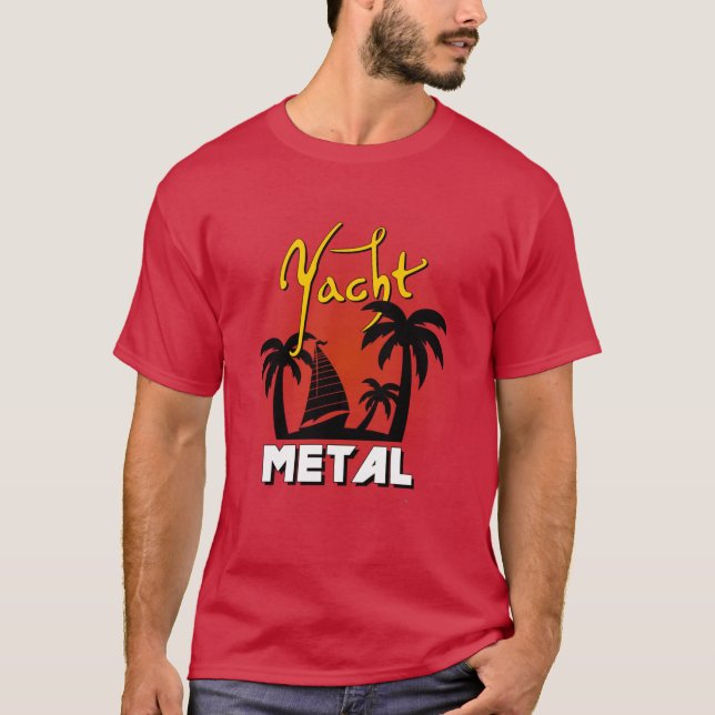 T-shirt Métal de yacht (Devant)